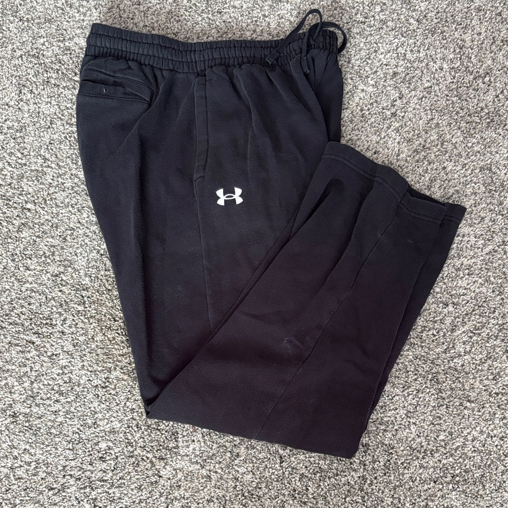 Under Armour Black Men's Joggers with White Logo